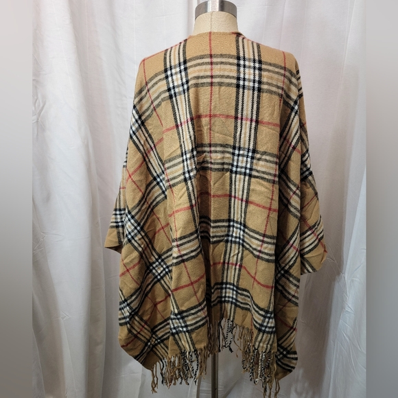 V. Fraas plaid cape - Picture 3 of 4